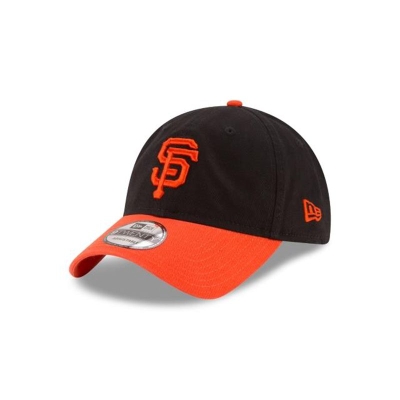 Black San Francisco Giants Hat - New Era MLB Core Classic Alt 9TWENTY Adjustable Caps USA5397108